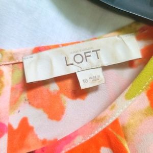 Ann Taylor loft floral dress size 10